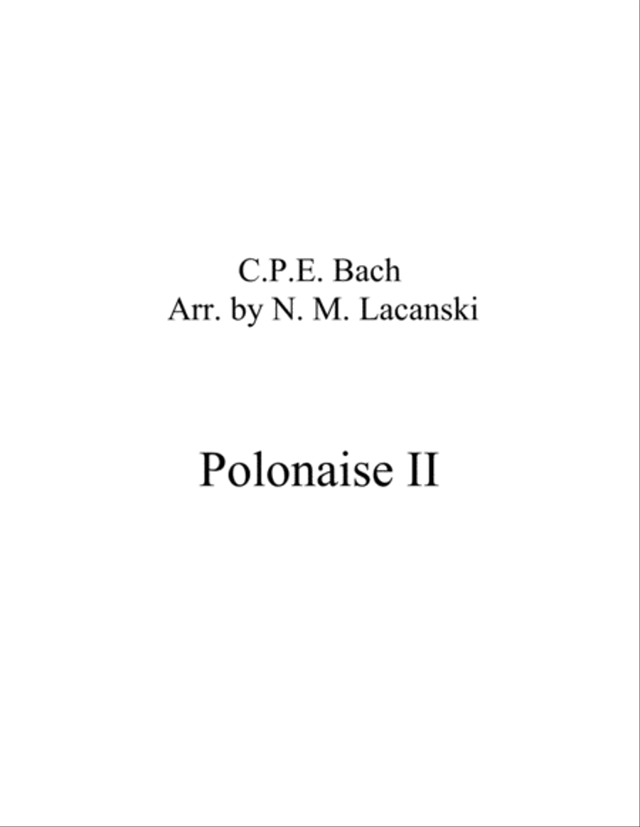 Polonaise II Polonaise II Woodwind Trio scores gallery preview page 1