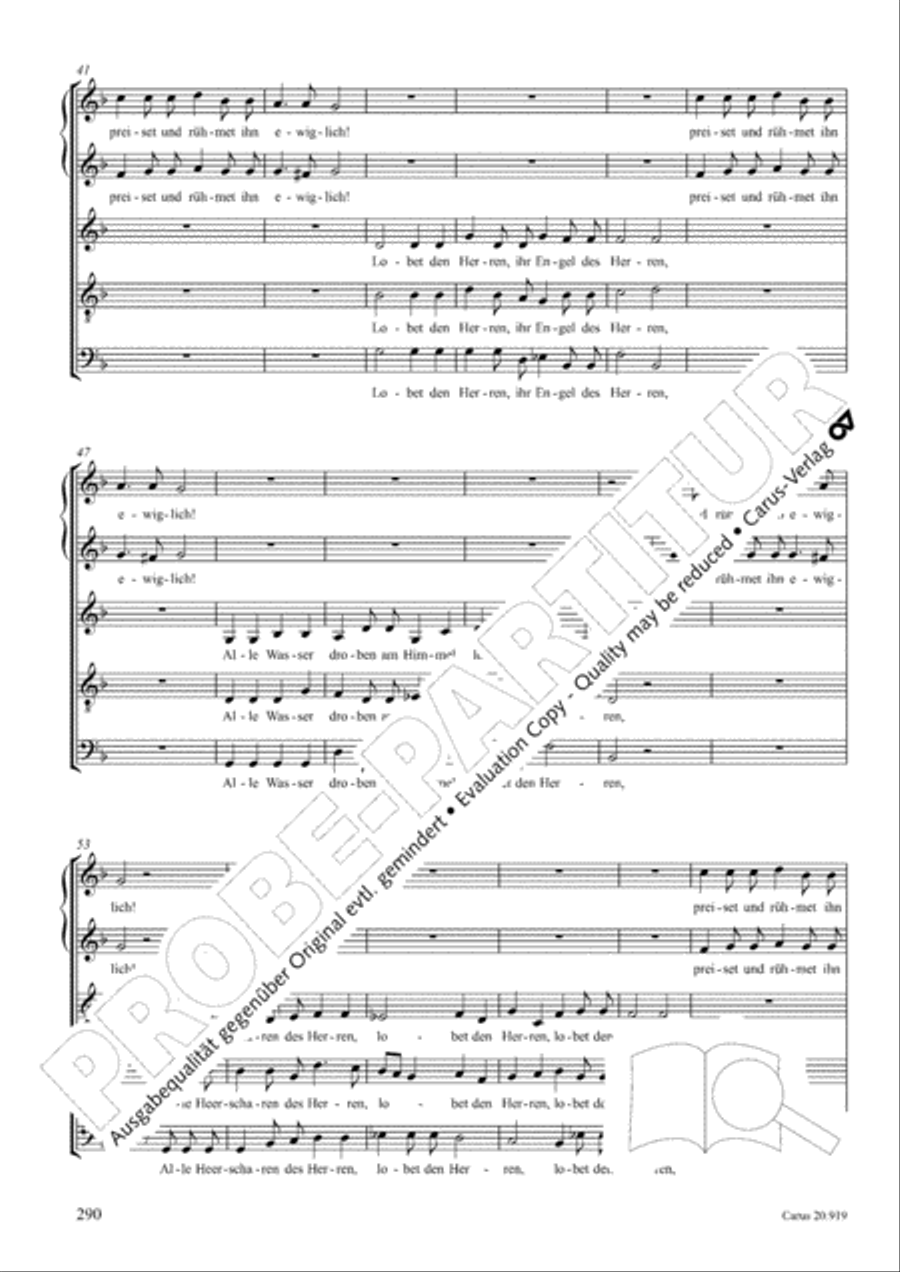 Opera varia I. Works with 1-7 parts (Complete edition, vol. 19) [Werke mit 1-7 obligaten Stimmen] Score scores gallery preview page 347