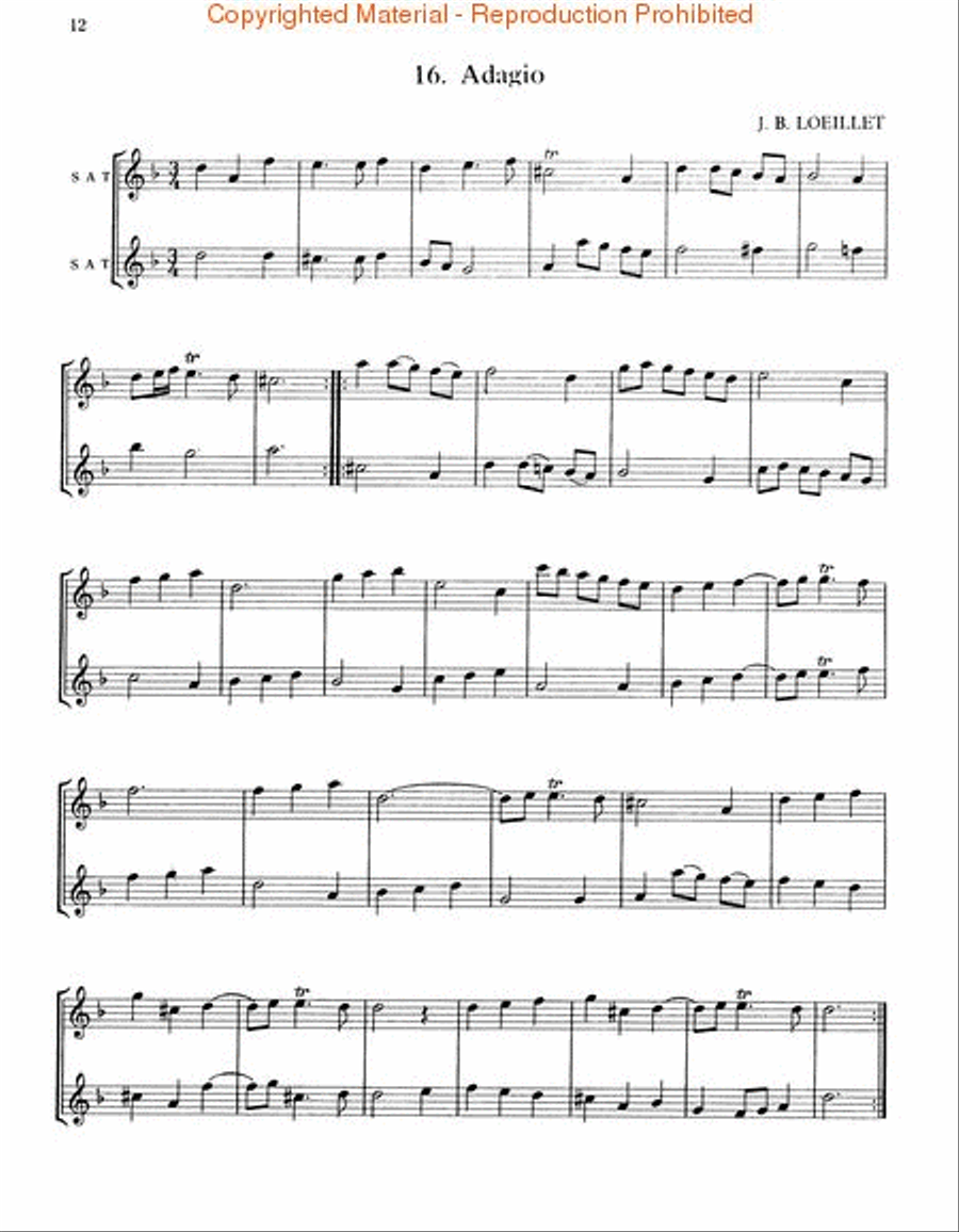 The Recorder Consort 1 Recorder scores gallery preview page 3