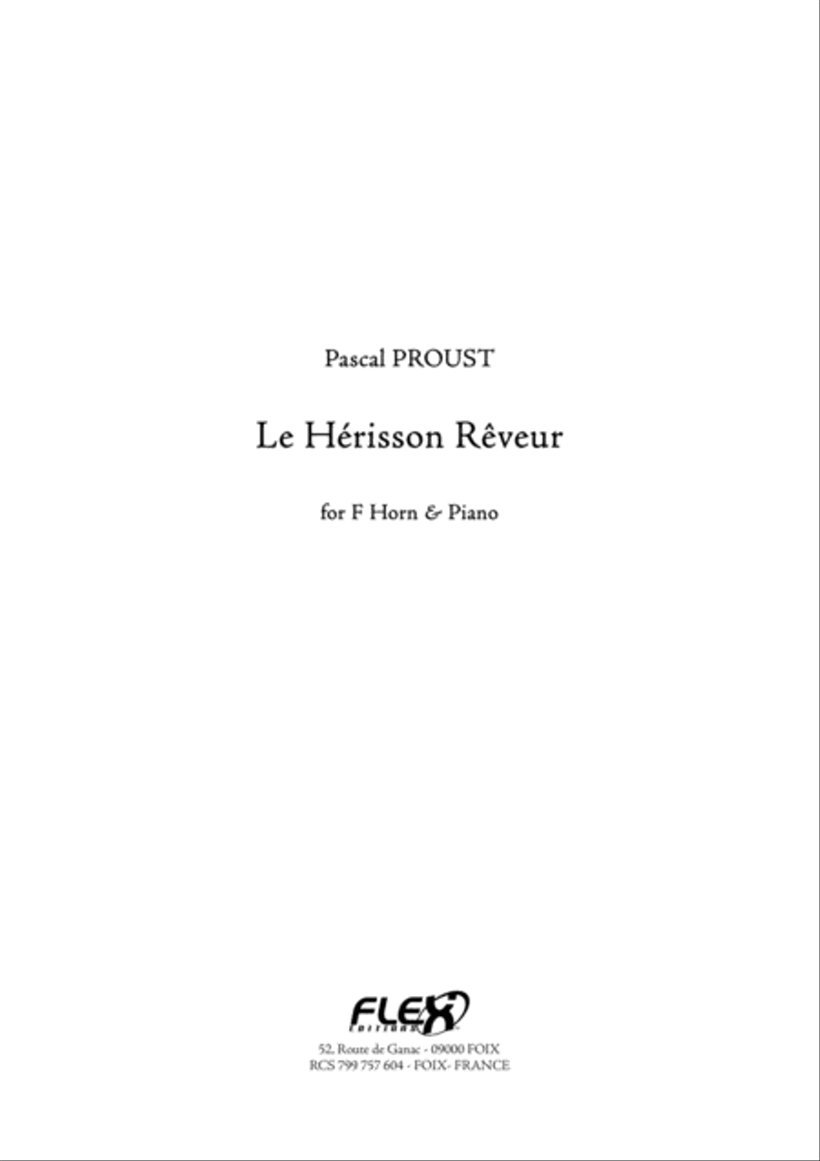 Le Herisson Reveur Piano Accompaniment scores gallery preview page 2