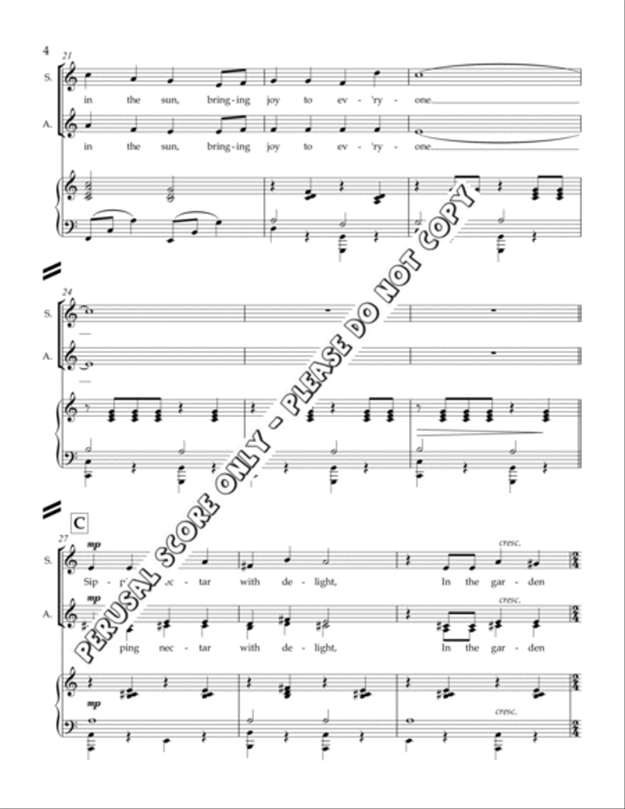 Butterfly Dreams Butterfly Dreams 4-Part scores gallery preview page 4