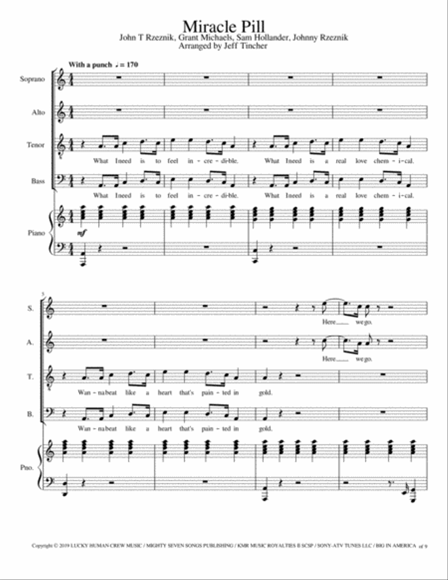 Miracle Pill 4-Part scores gallery preview page 2
