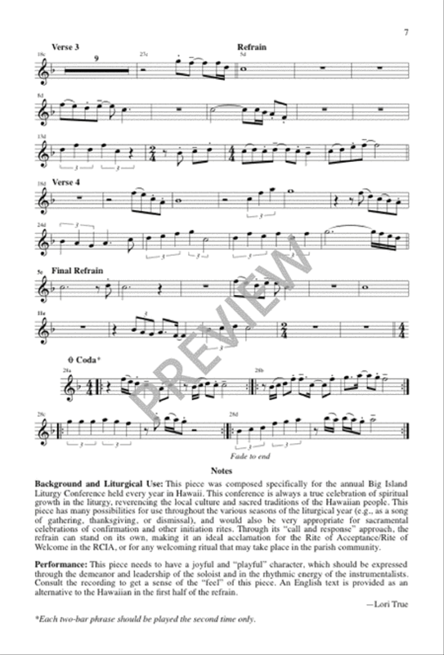 On the Mountain of God On the Mountain of God 3-Part scores gallery preview page 7