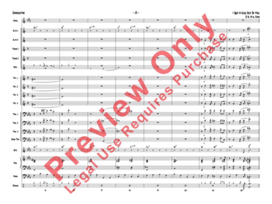 I Get a Kick Out of You Jazz Ensemble scores gallery preview page 34