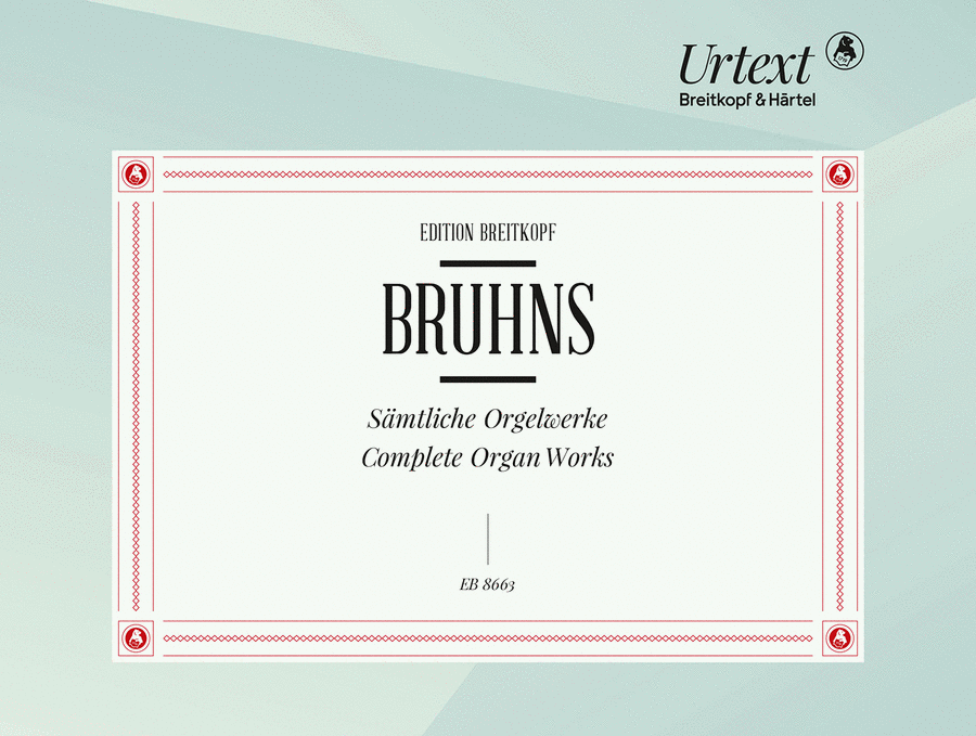 Complete Organ Works Complete Organ Works Organ scores gallery preview page 1