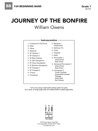 Journey of the Bonfire: Score