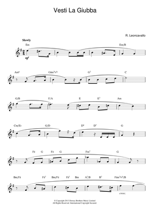 Maria lassù Sheet music for Tenor, Baritone (Men's Choir)