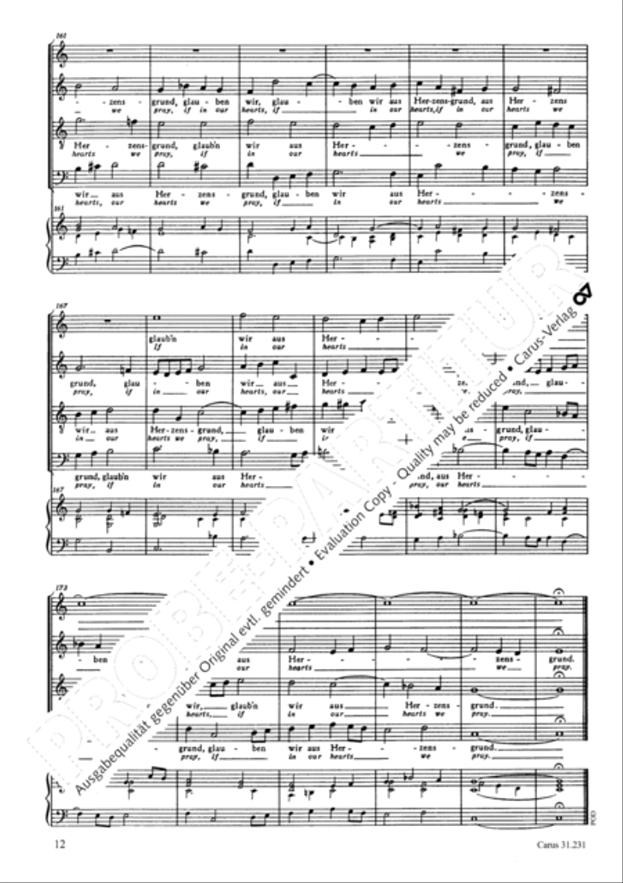 Give glory, praise and honor 4-Part scores gallery preview page 13