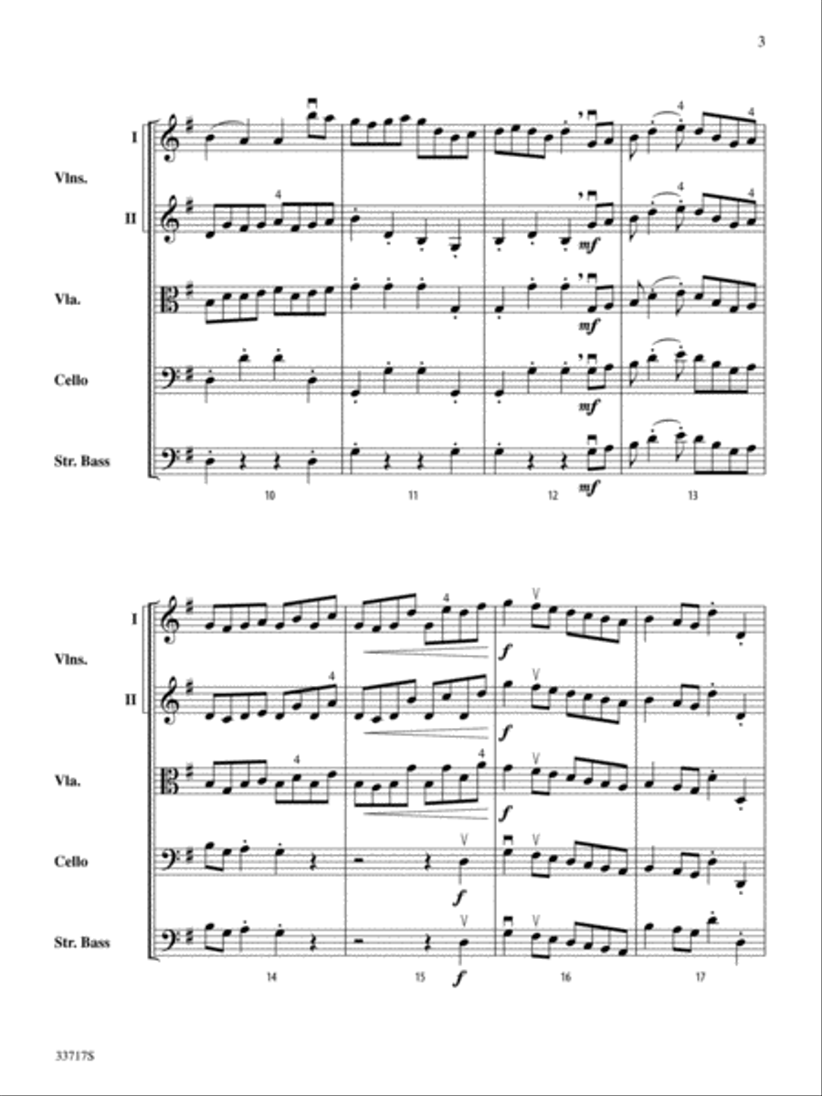 Turkey in a Tux String Orchestra scores gallery preview page 3