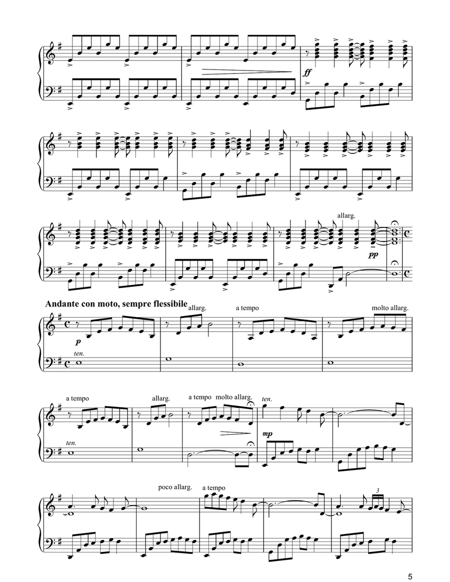 Oltremare Piano Solo scores gallery preview page 5