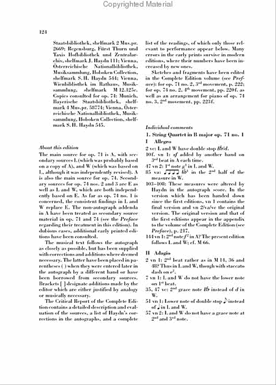 String Quartets, Vol. IX, Opus 71 and 74 (Apponyi-Quartets) String Quartet scores gallery preview page 9
