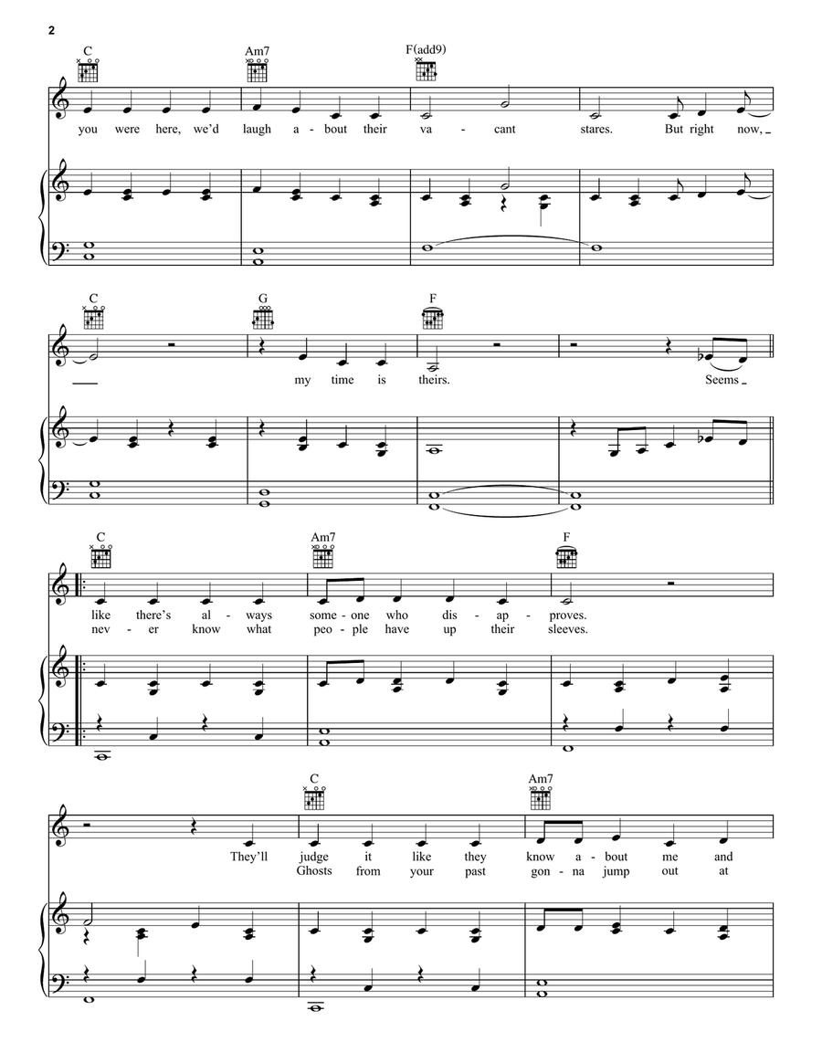 Ours Acoustic Guitar scores gallery preview page 2