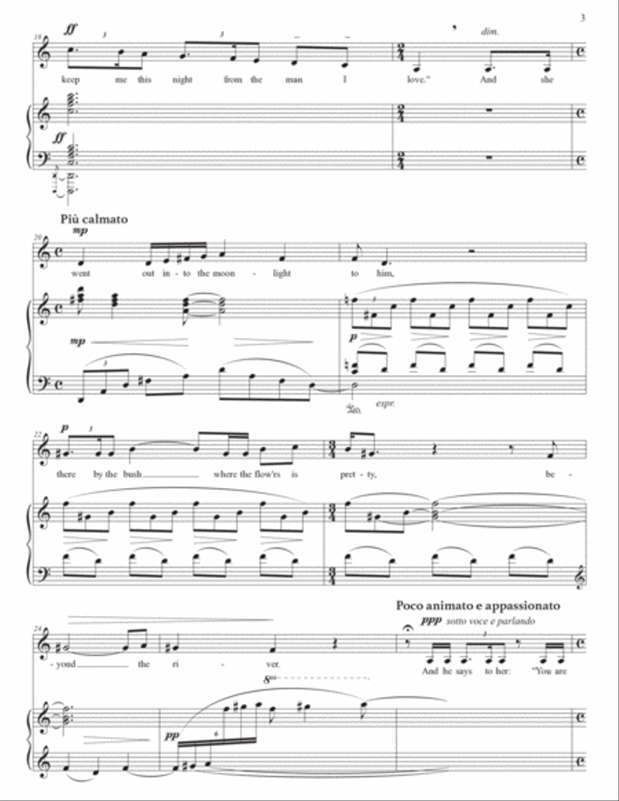 CLARKE: The Seal man (transposed down a minor third) Voice scores gallery preview page 4