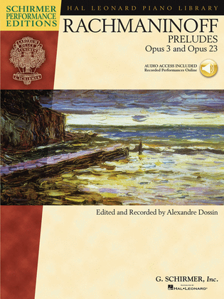 Book cover for Serge Rachmaninoff – Preludes, Opus 3 and Opus 23