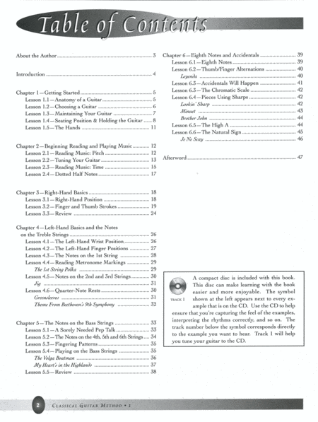 Basic Classical Guitar Method, Book 1 image number null