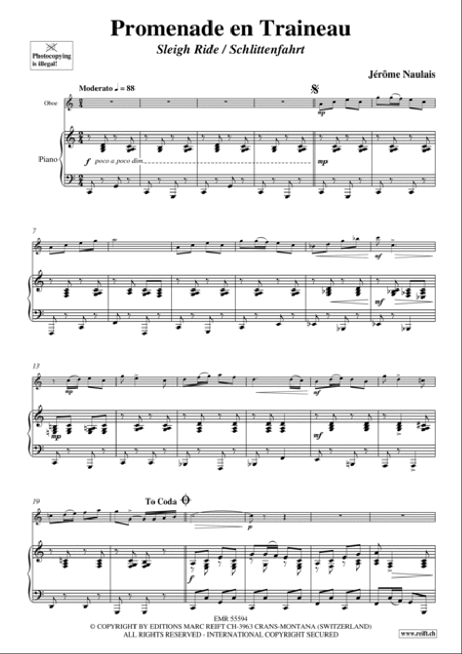 Promenade en Traineau Piano Accompaniment scores gallery preview page 5