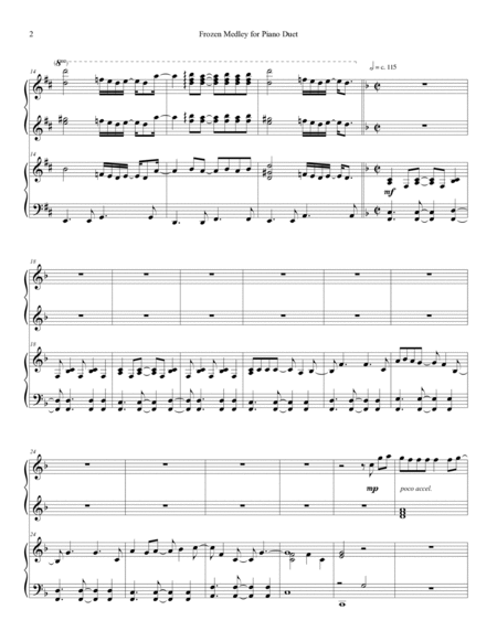 "Frozen" Piano Medley (arr. Jason Lyle Black)