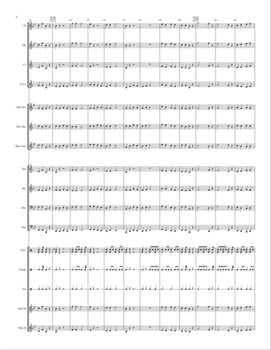 Majesty of the Mountains - for concert band Concert Band scores gallery preview page 2
