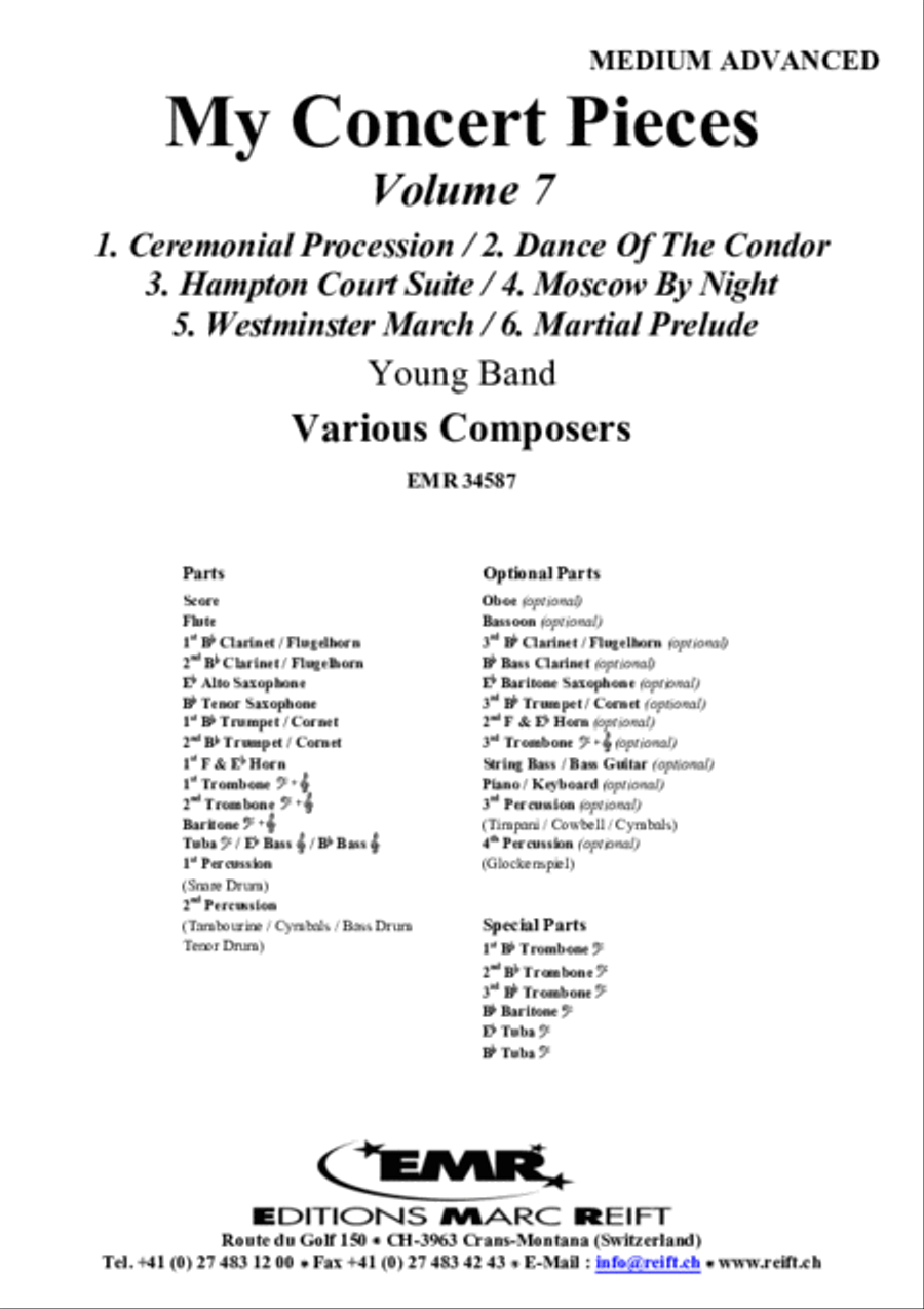 My Concert Pieces Volume 7 Concert Band scores gallery preview page 2