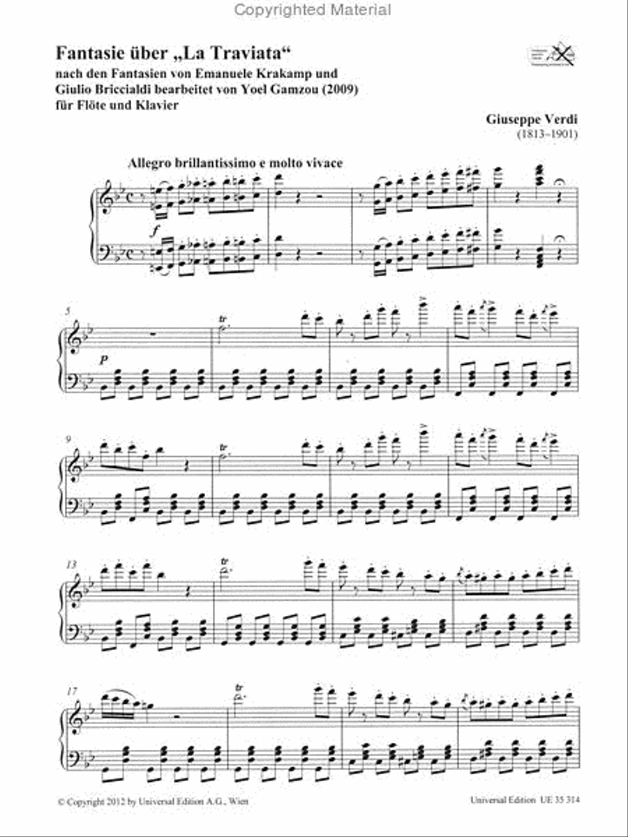 Fantasy On La Traviata Fantasy On La Traviata Chamber Music scores gallery preview page 2