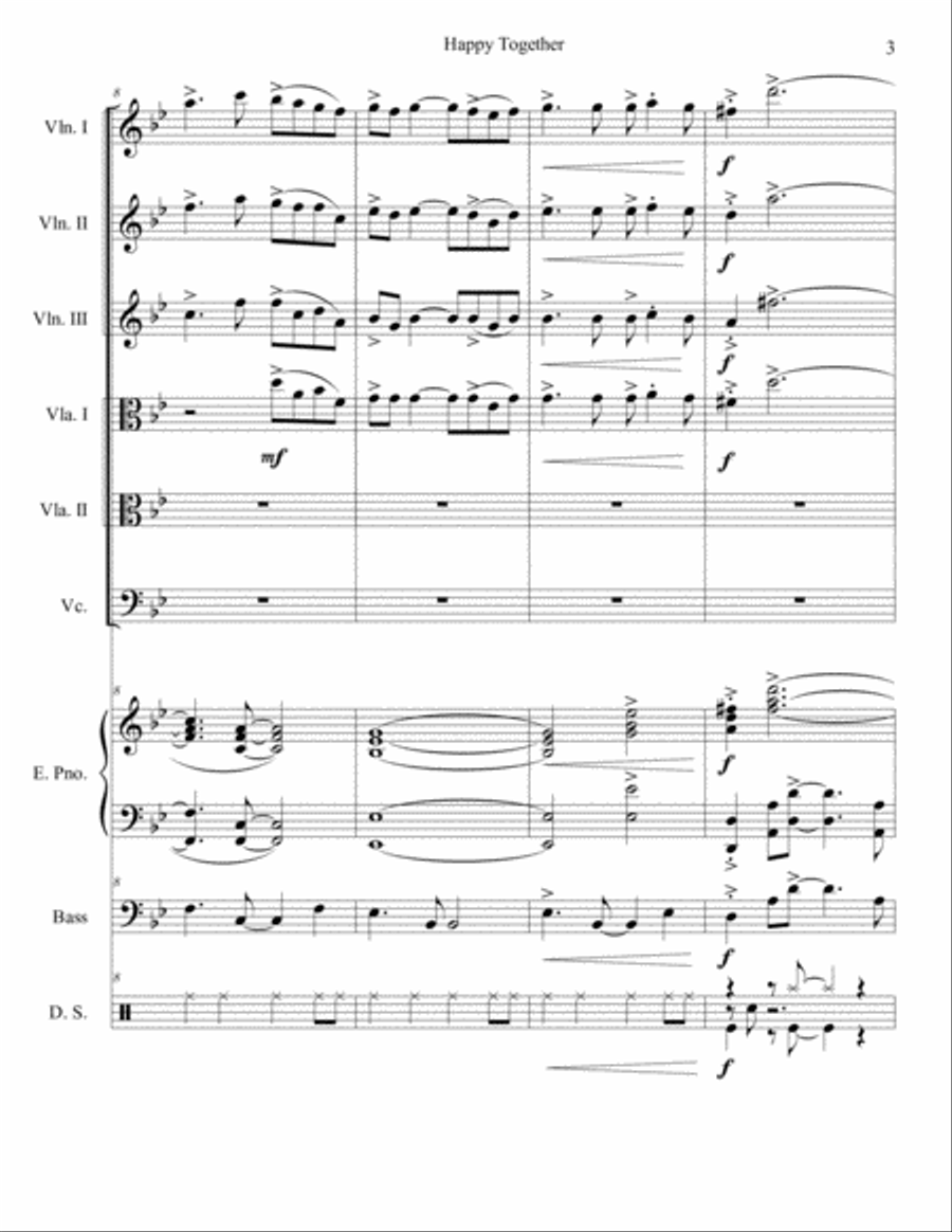 Happy Together Happy Together Set of Parts scores gallery preview page 3