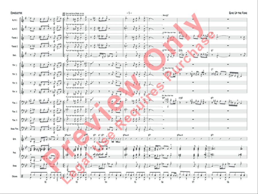 Give Up the Funk Jazz Ensemble scores gallery preview page 20