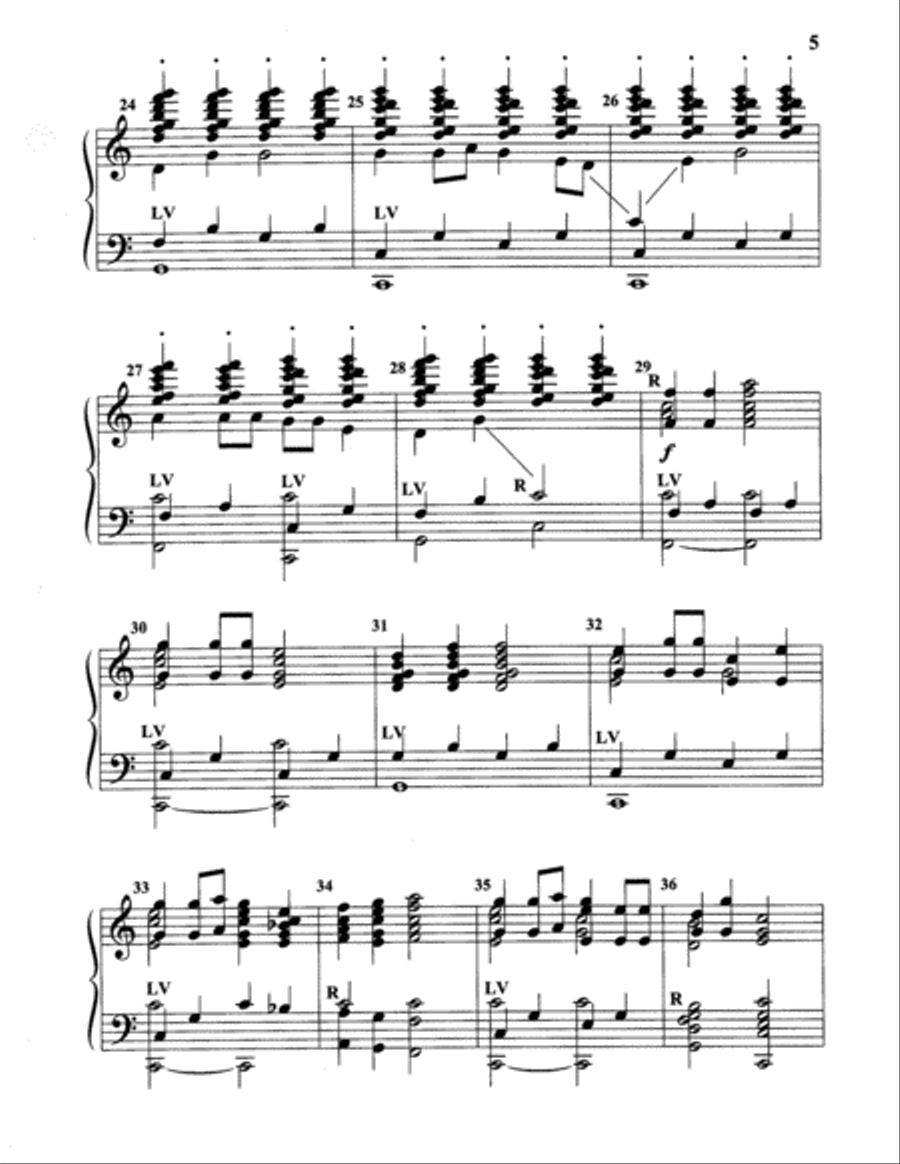 Holiday Favorites for Handbells 5-Octaves scores gallery preview page 24