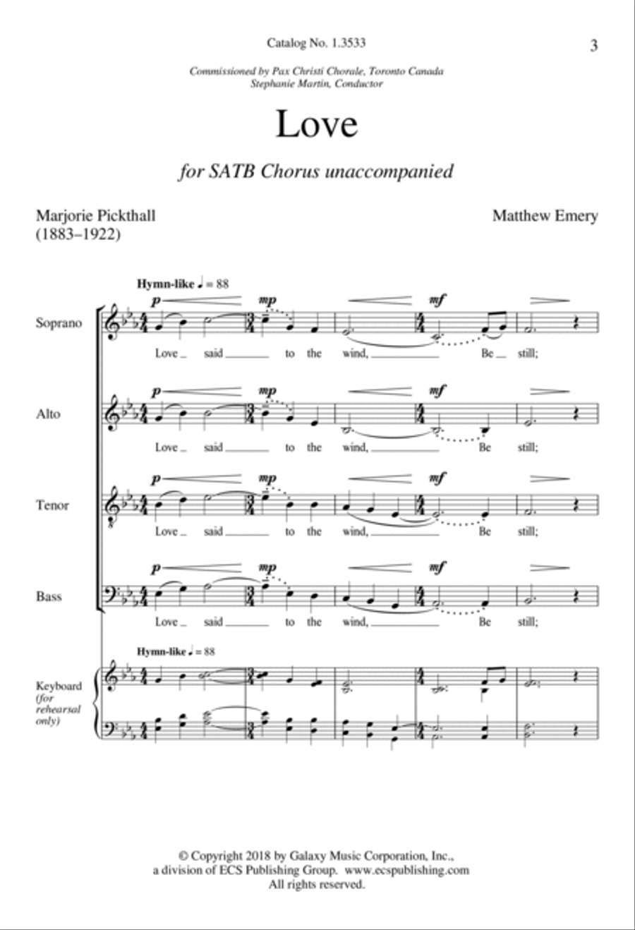 Love 4-Part scores gallery preview page 2