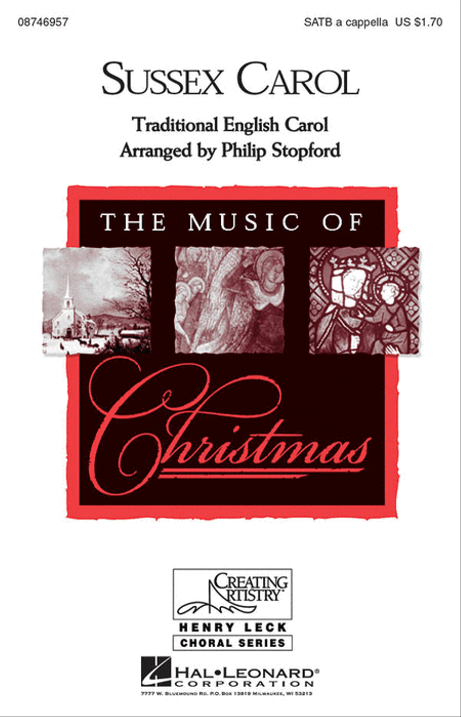 Sussex Carol 4-Part scores gallery preview page 1