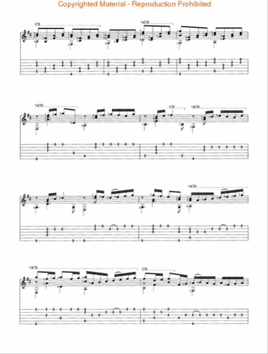 Canon in D Canon in D Classical Guitar scores gallery preview page 4