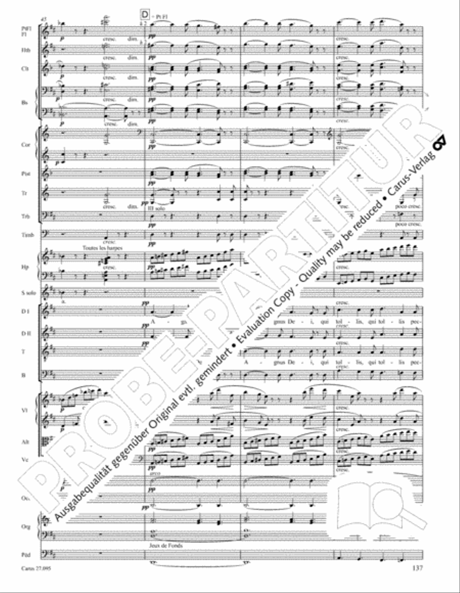Messe solennelle de sainte Cecile STB scores gallery preview page 150