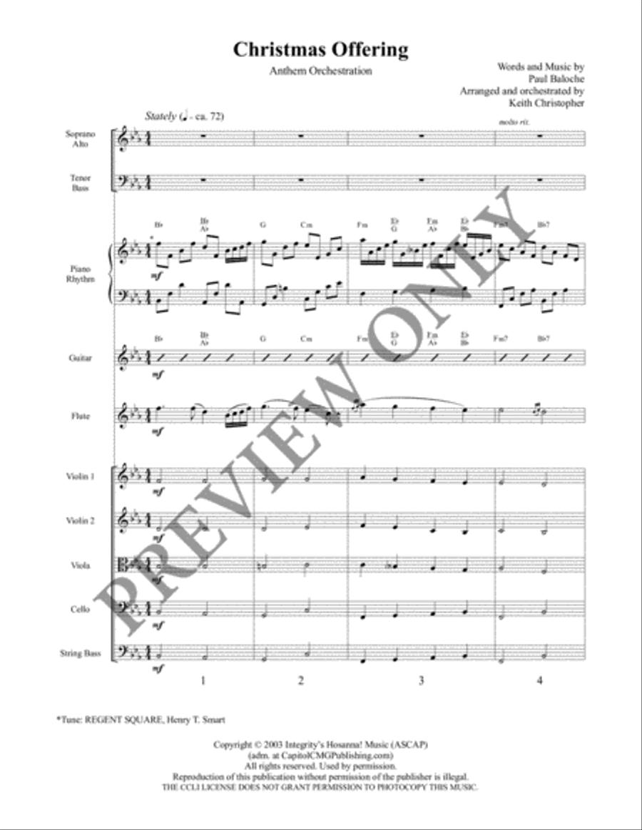 Christmas Offering Christmas Offering 4-Part scores gallery preview page 2