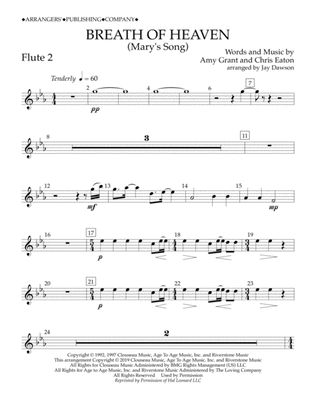 Breath of Heaven (Mary's Song) (arr. Jay Dawson) - Flute 2