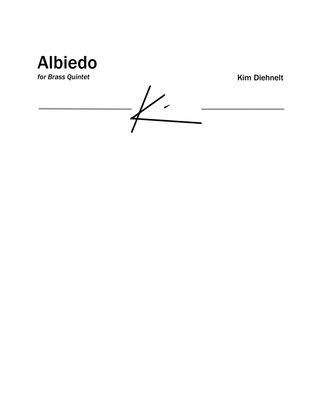 Diehnelt: Albiedo for brass quintet