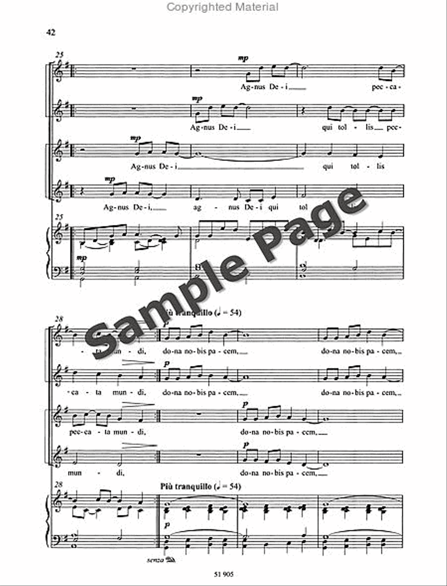 Missa Brevis Missa Brevis SSAA scores gallery preview page 43