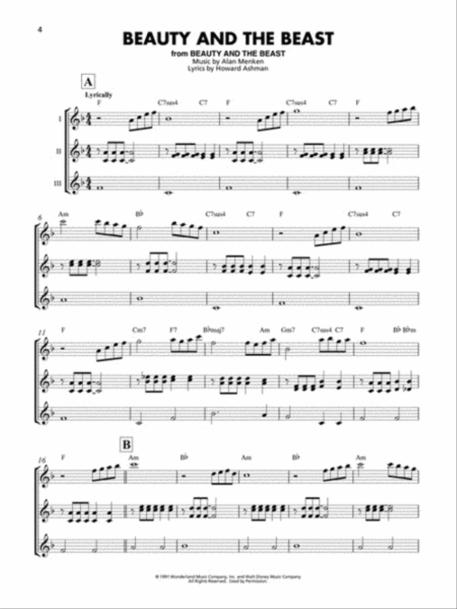Disney Favorites Ukulele scores gallery preview page 4