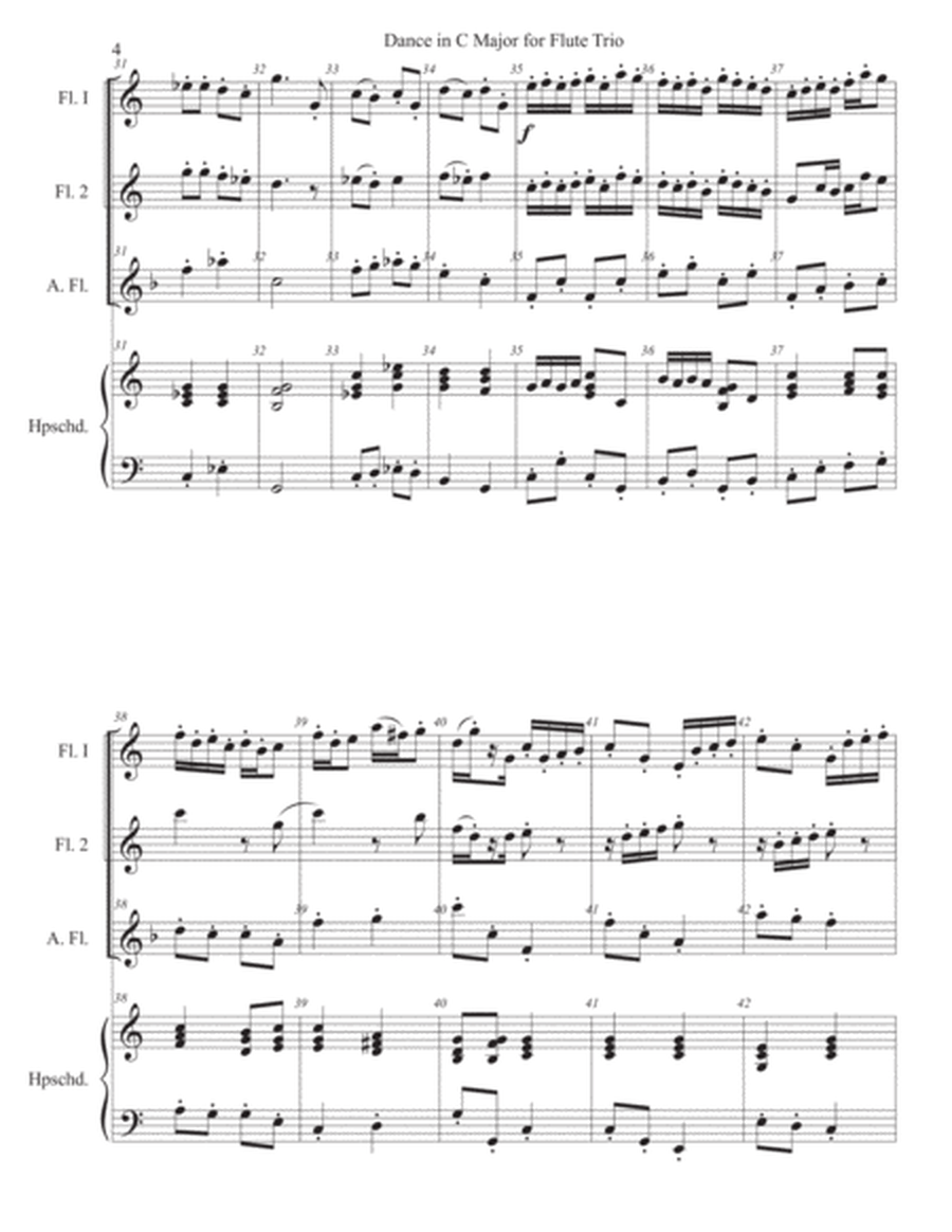Dance in C Major for Flutes and Continuo