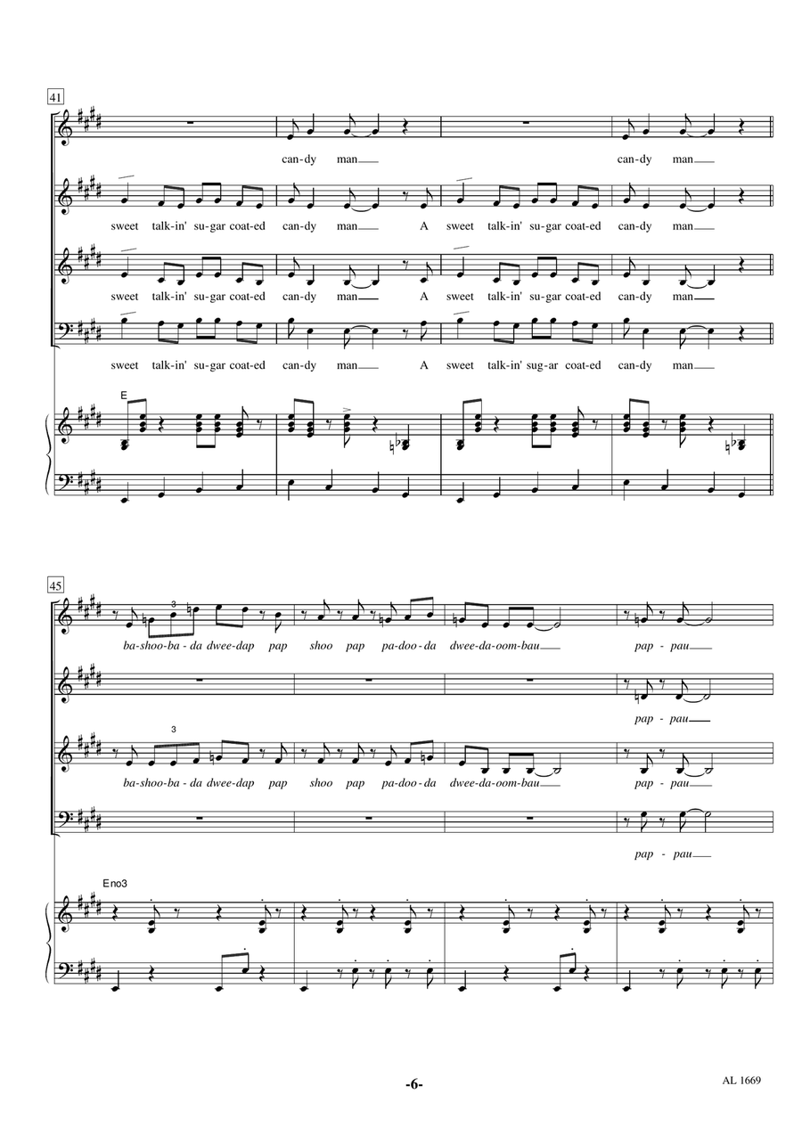 Candyman 3-Part scores gallery preview page 6