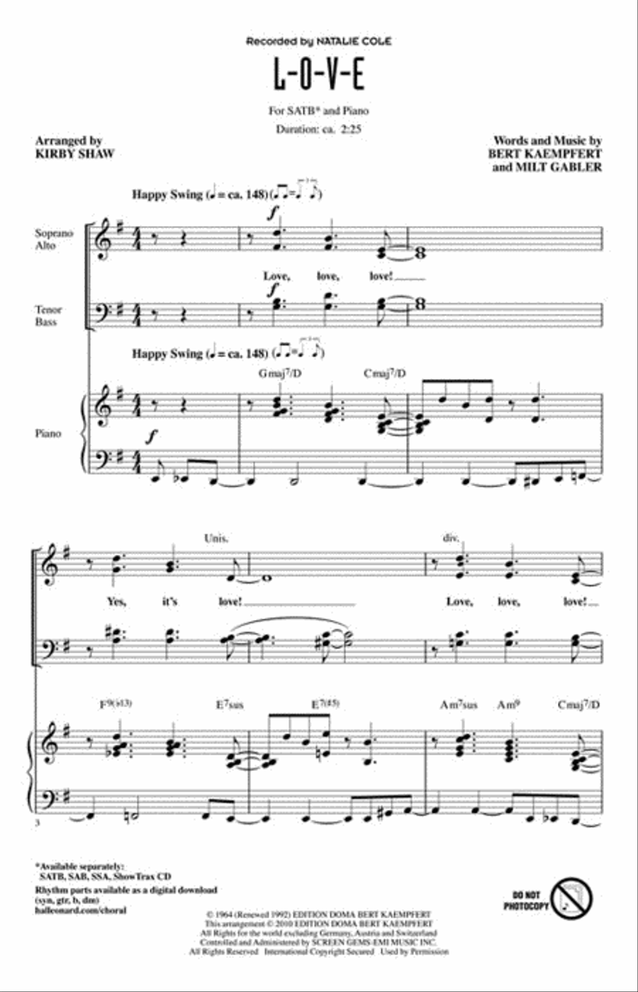 L-O-V-E 4-Part scores gallery preview page 2