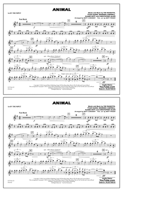 Animal (arr. Matt Conaway) - 1st Bb Trumpet