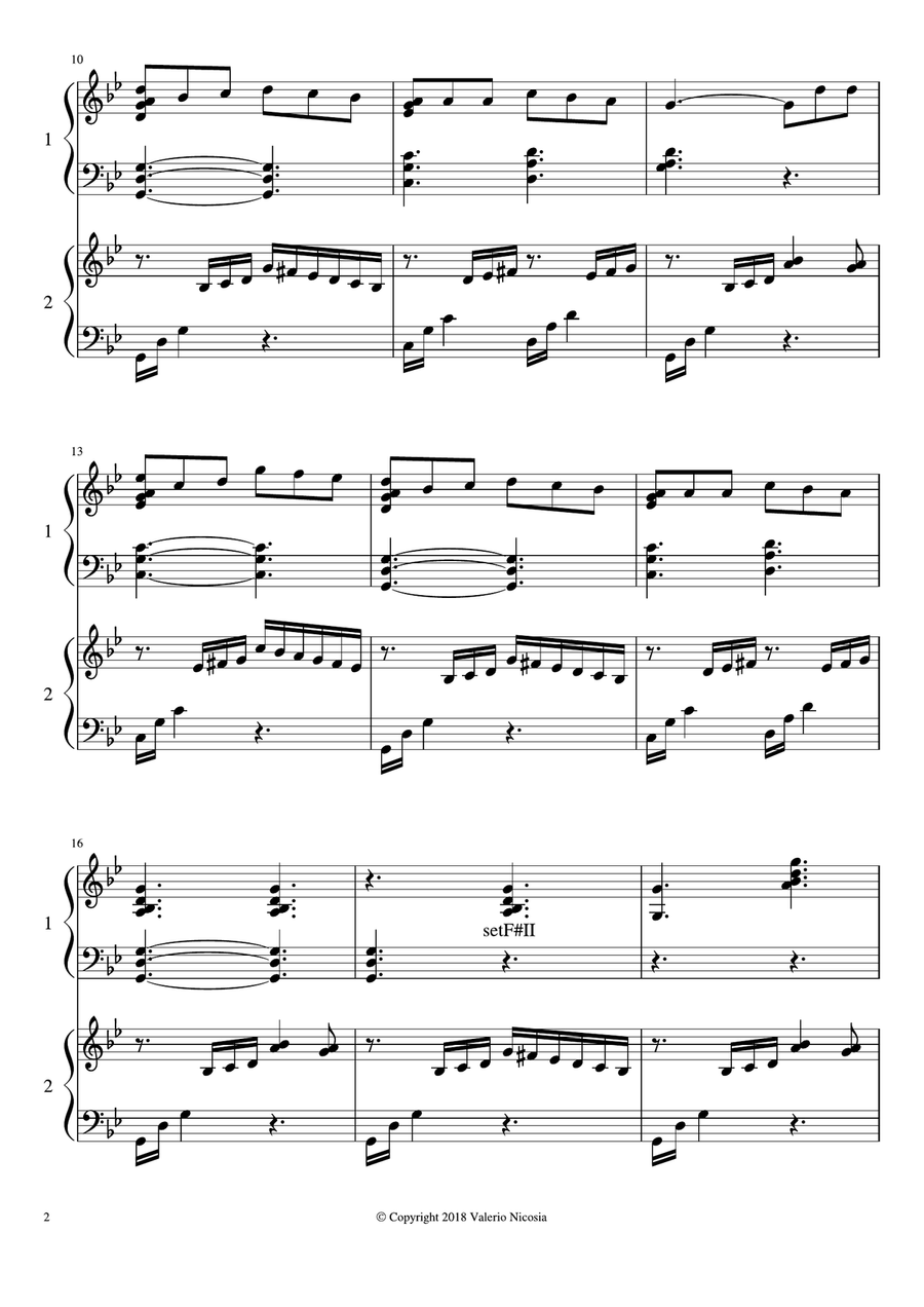 La Siminzina - Traditional Sicilian Harp scores gallery preview page 6