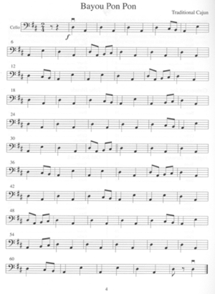 American Fiddle Tunes for Solo & Ensemble - Cello Bass