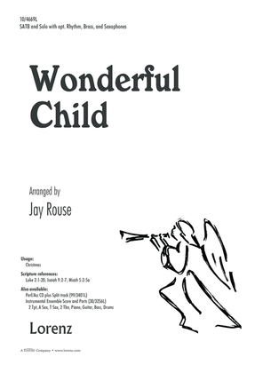 Book cover for Wonderful Child