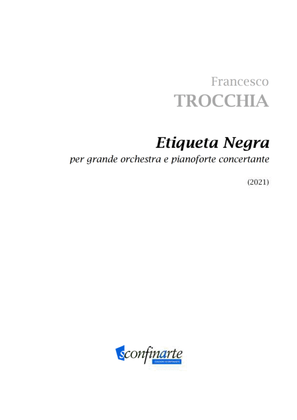 Francesco Trocchia: ETIQUETA NEGRA (ES-22-004) - Score Only