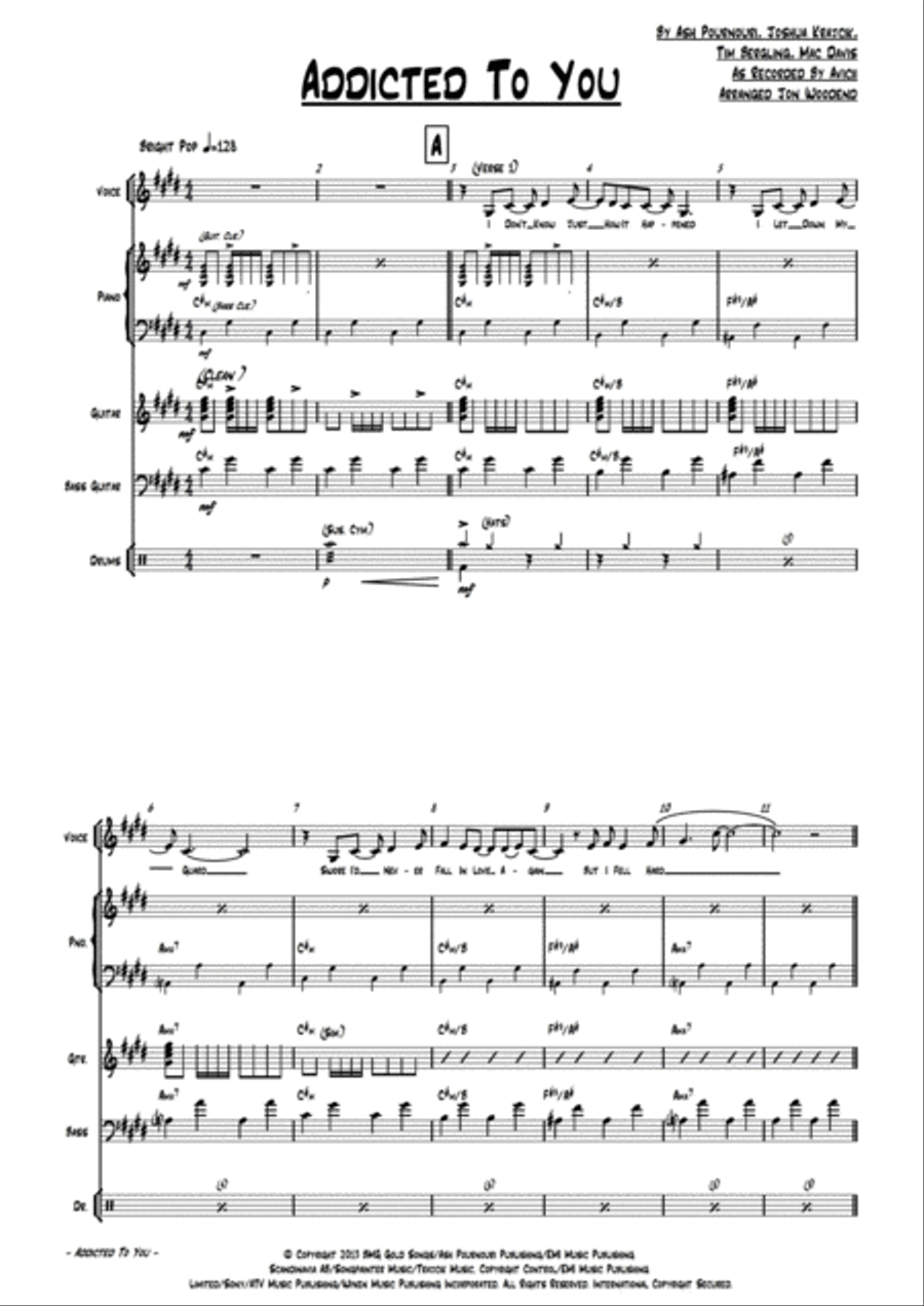 Addicted To You Addicted To You Small Ensemble scores gallery preview page 4