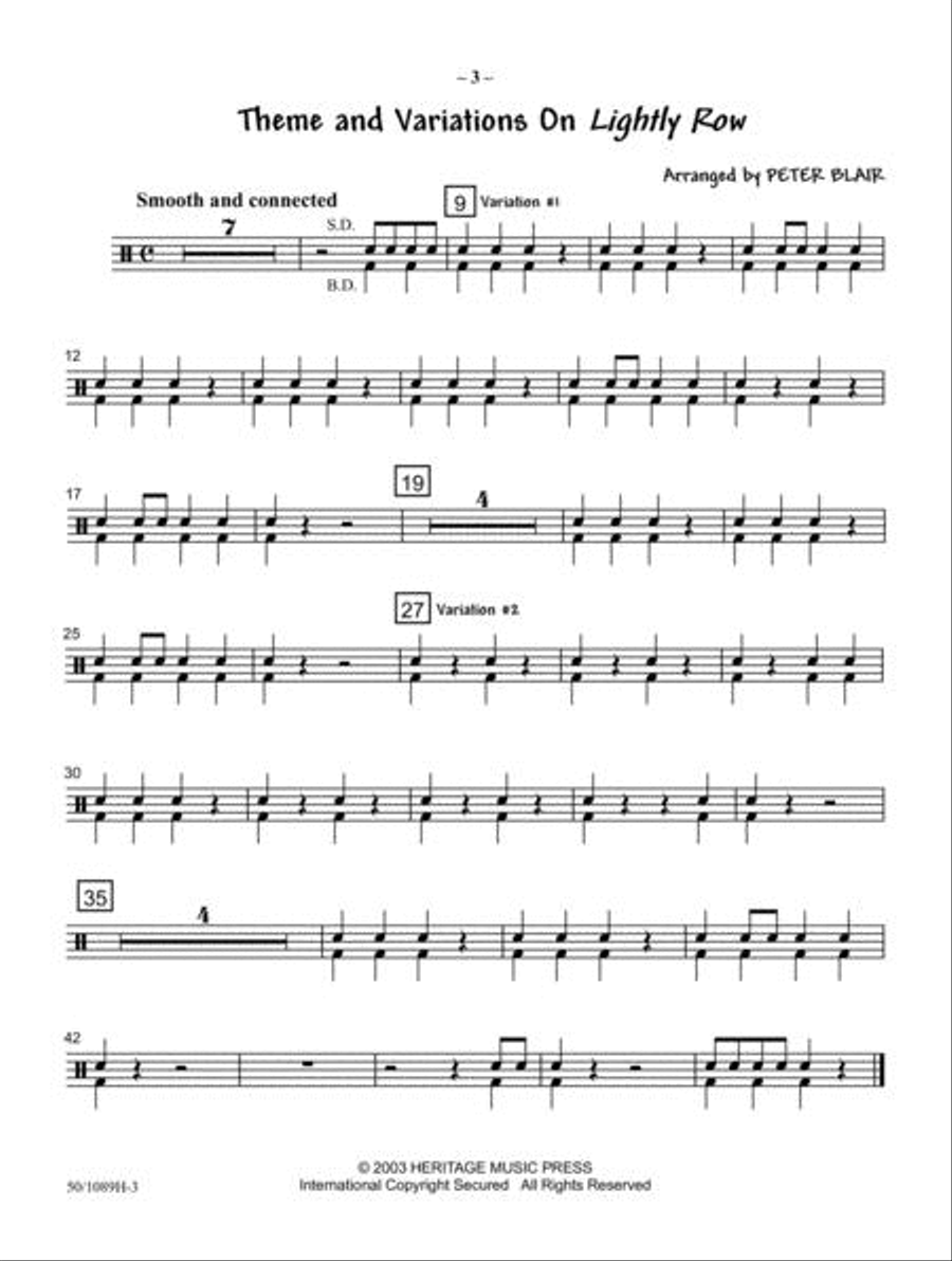 JumpStart First Concert Percussion 1 Concert Band scores gallery preview page 4