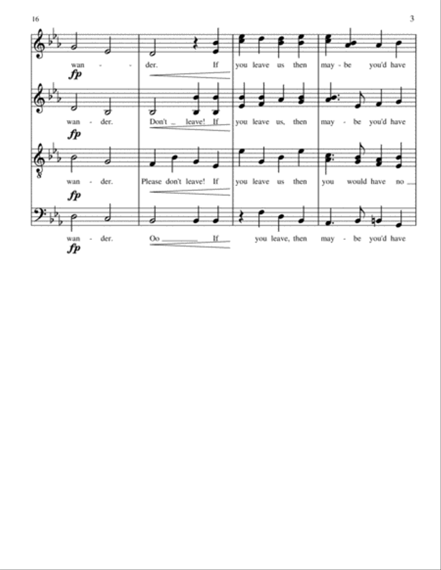 Those Memories 4-Part scores gallery preview page 3