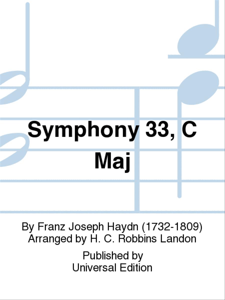 Symphony 33, C Maj Orchestra scores gallery preview page 1