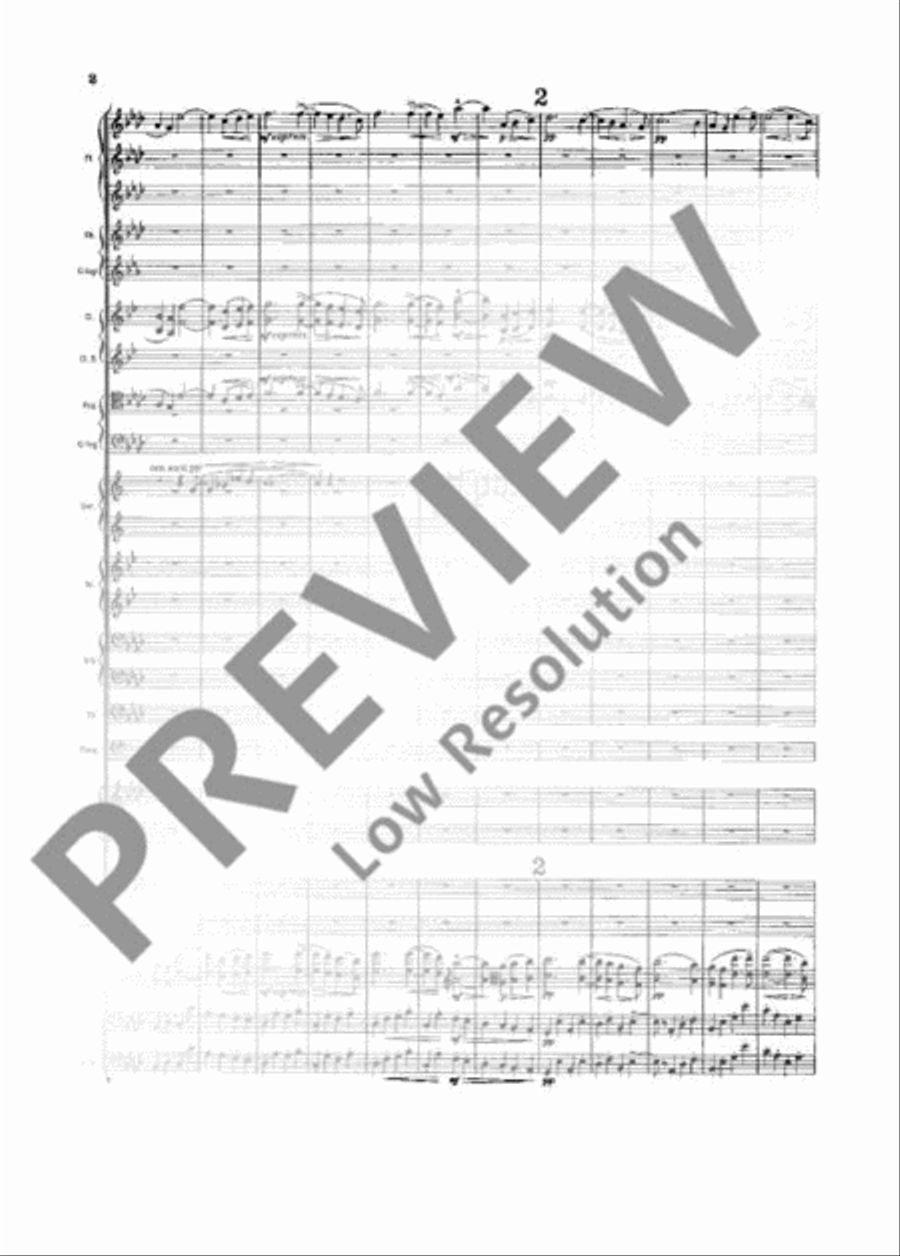 Symphony No. 1 Ab major Orchestra scores gallery preview page 11