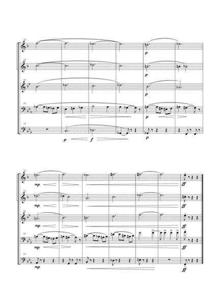 Prelude & Aragonaise from "Carmen Suite" for Brass Quintet image number null